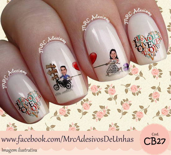 CB27 - MRC Adesivos de Unhas Personalizados