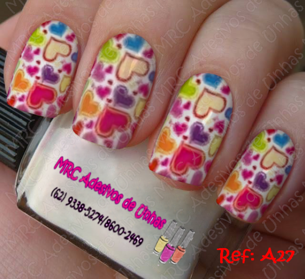 A27 - MRC Adesivos de Unhas Personalizados